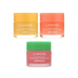 LANEIGE Mini Lip Sleeping Mask In peach iced tea and watermelon pop